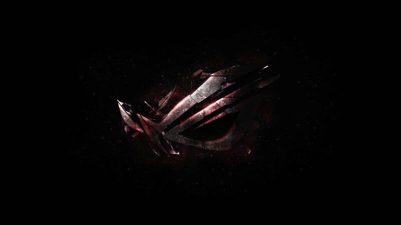 ASUS ROG Logo — Black, Dark, Dramatic, Night