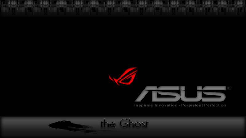 ASUS ROG Logo — Black, Dark, Sleek, Digital Art, Text, Shadow