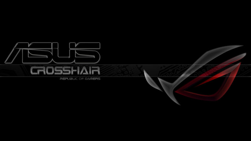 ASUS ROG Logo — Black, Dark, Sleek, Digital Art
