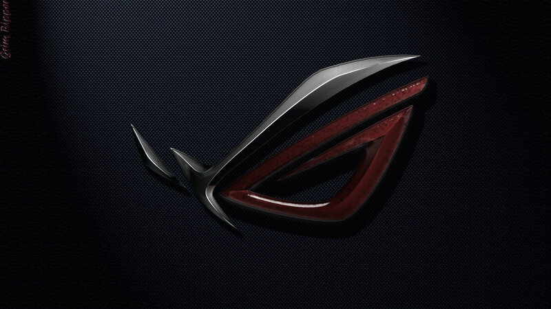 ASUS ROG Logo — Black, Dark