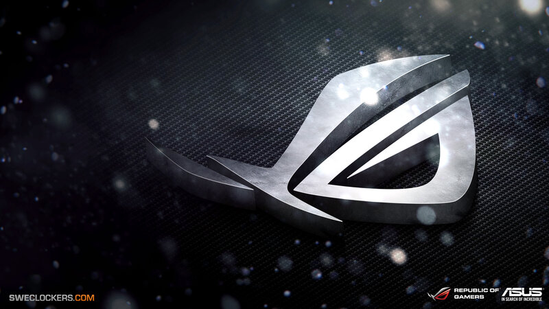 ASUS ROG Logo — Black, Dramatic, 3d Render