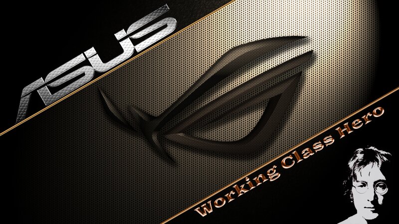 ASUS ROG Logo — Black, Dramatic, Digital Art, Text, Portrait