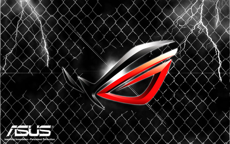 ASUS ROG Logo — Black, Dramatic