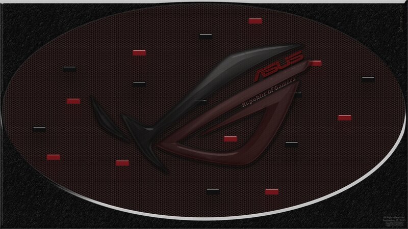 ASUS ROG Logo — Black, Modern