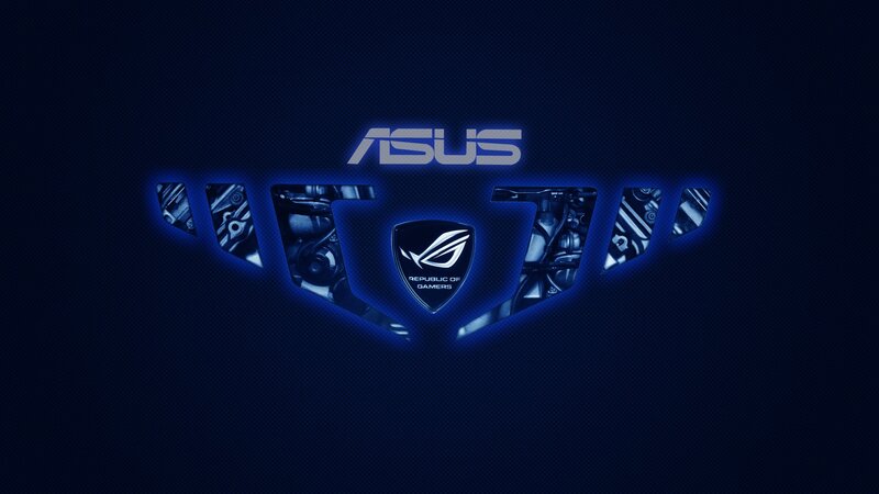 ASUS ROG Logo — Blue, Dark