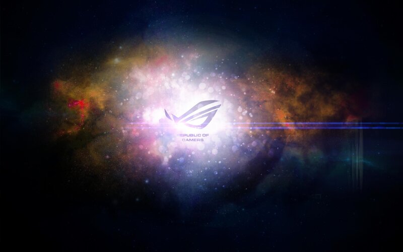 ASUS ROG Logo in Space