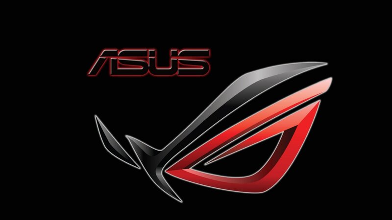 ASUS ROG logo on black