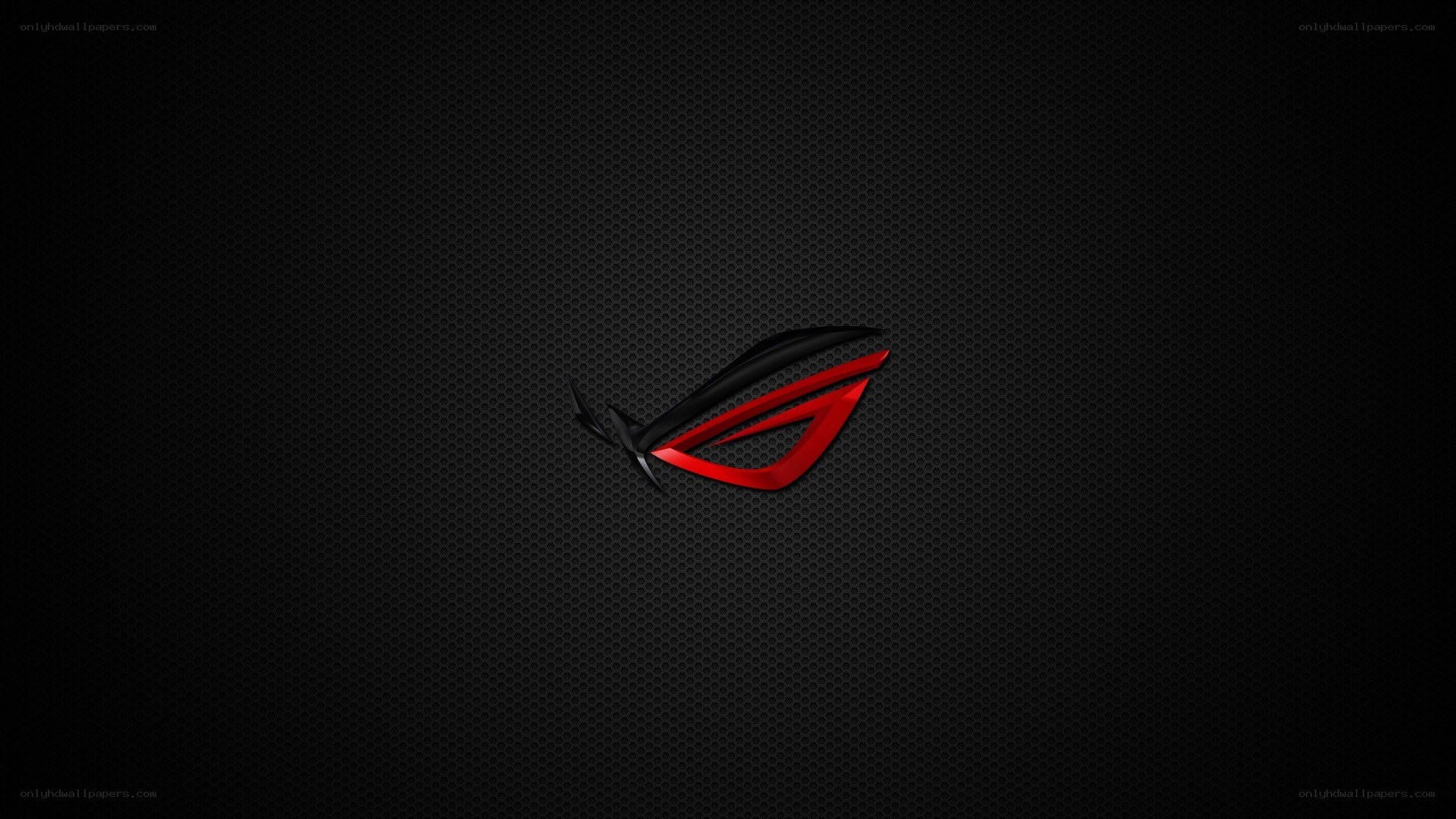 ASUS ROG logo on dark background