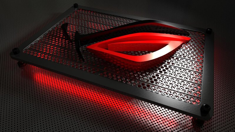 ASUS ROG Logo on Heatsink