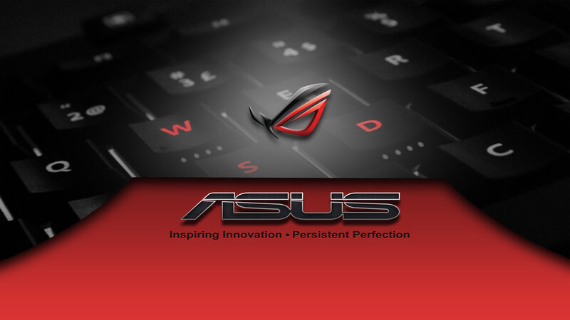 ASUS ROG Logo on Keyboard