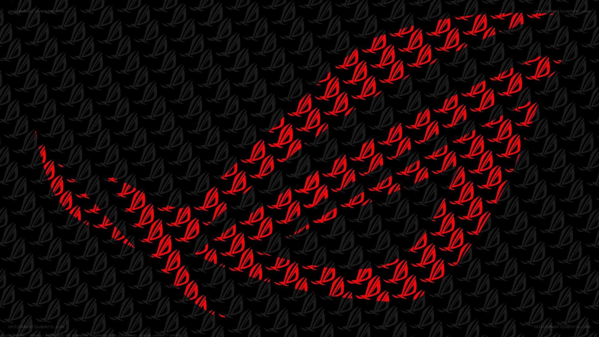 ASUS ROG logo pattern