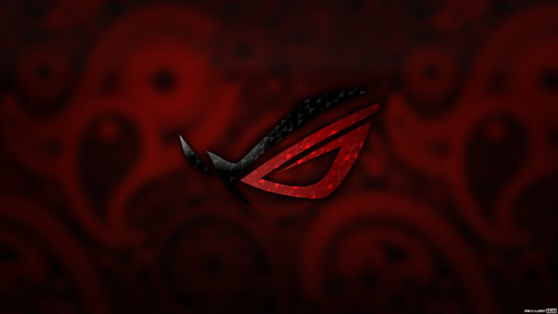 ASUS ROG Logo — Red, Dark