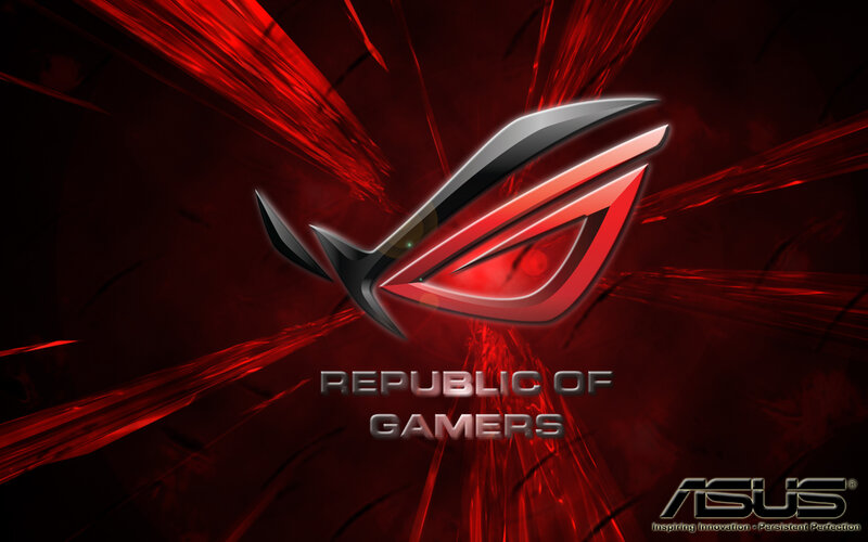 ASUS ROG Logo — Red, Dramatic