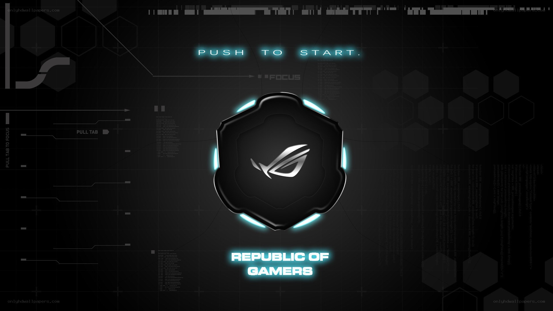 ASUS ROG startup screen