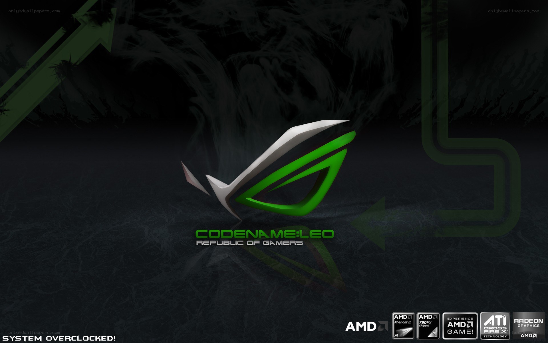 ASUS ROG system overclocked