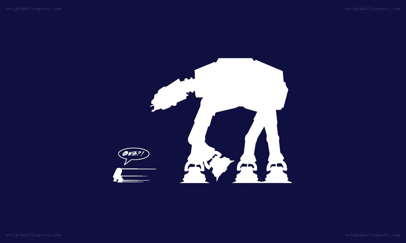 AT-AT and a small figure