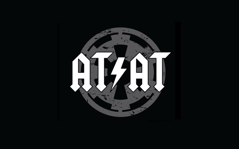 AT-AT logo with lightning bolt