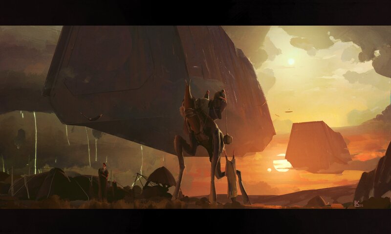 AT-AT Walker in Desert