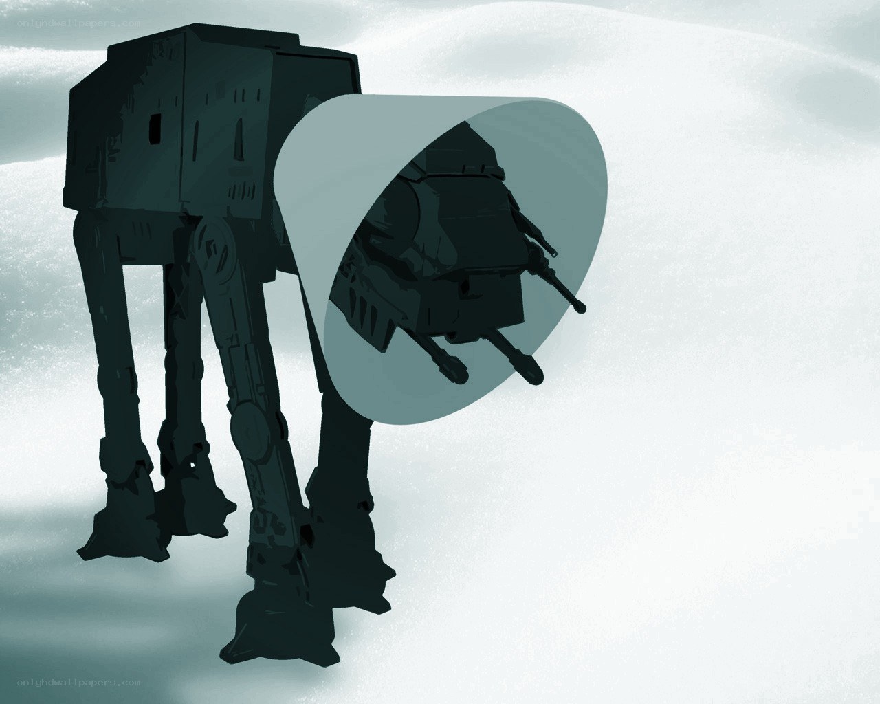 AT-AT walker in snow