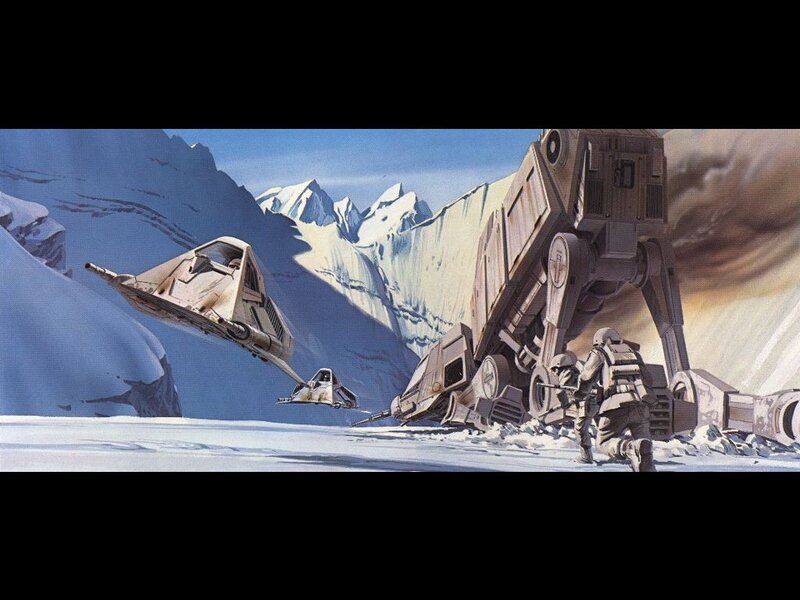 AT-AT Walker in Snow — White