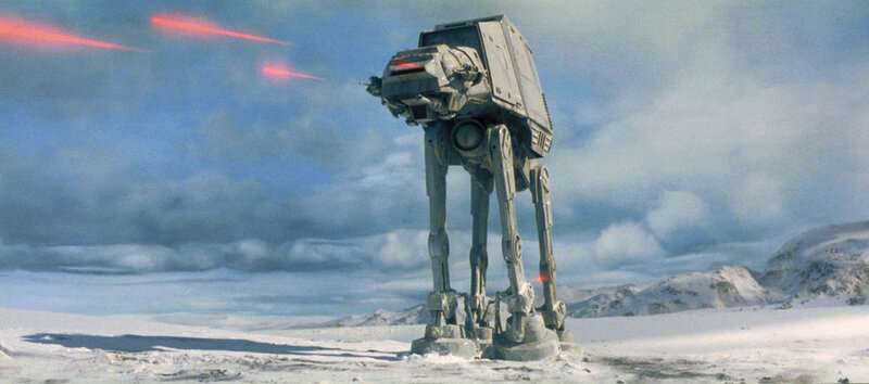 AT-AT walker on Hoth