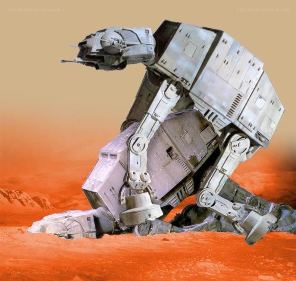 AT-AT walker on Mars