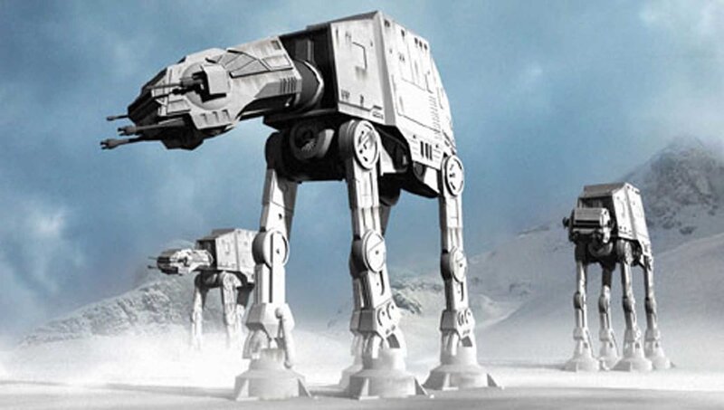 AT-AT walkers on Hoth