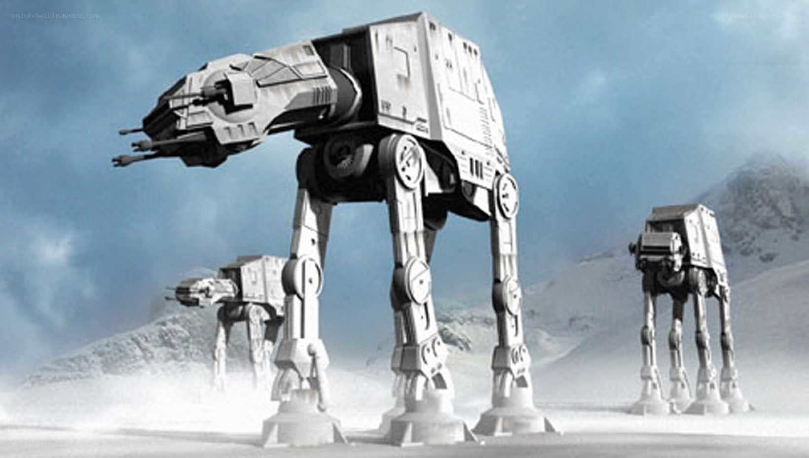 AT-AT walkers on Hoth