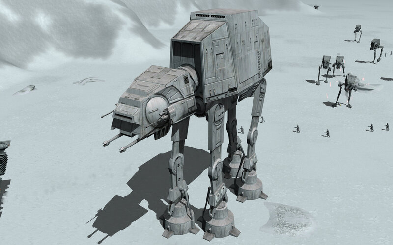 AT-AT walkers on Hoth