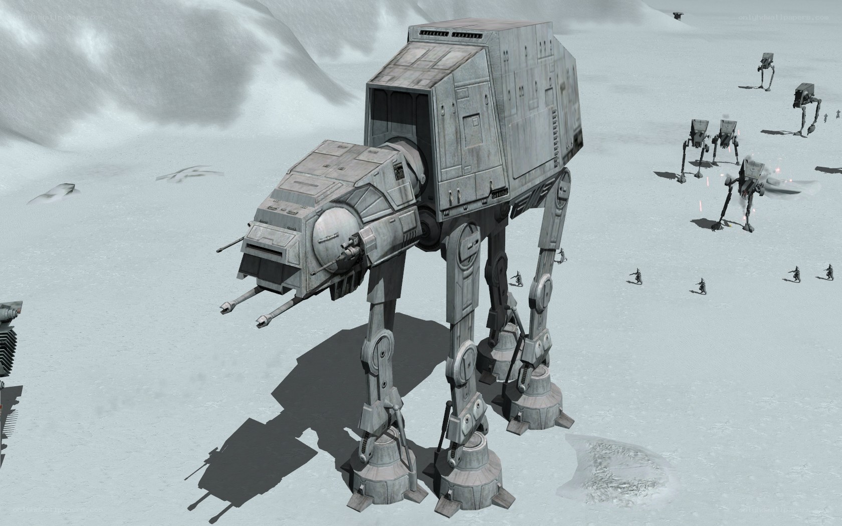 AT-AT walkers on Hoth