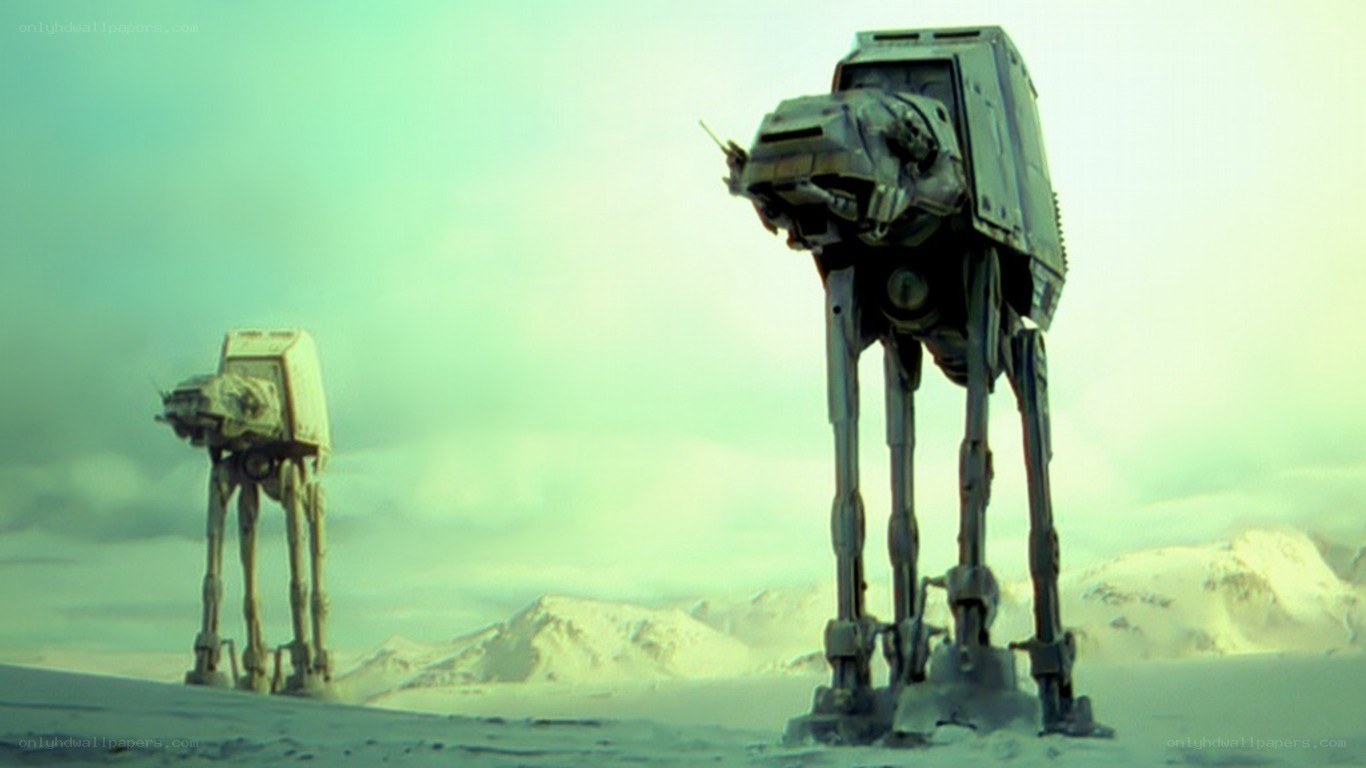 AT-AT walkers on Hoth
