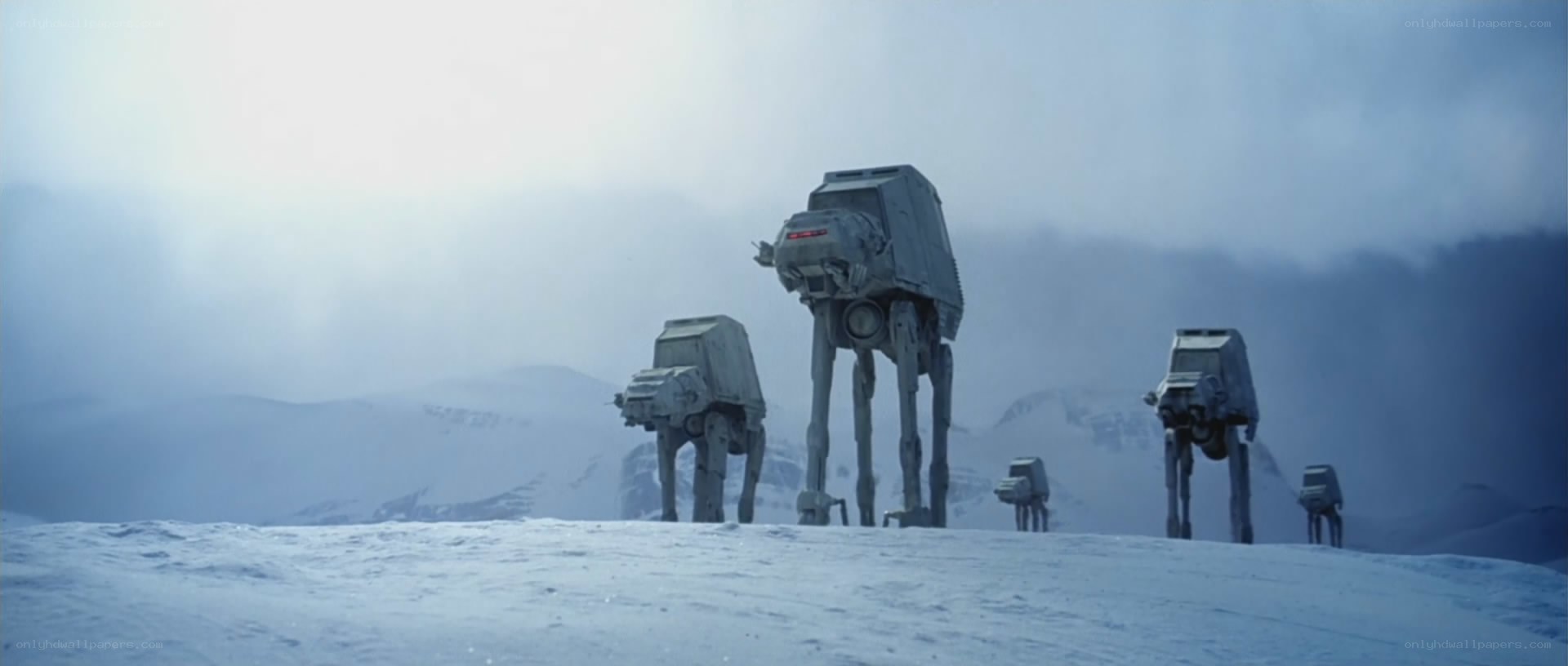 AT-AT walkers on Hoth