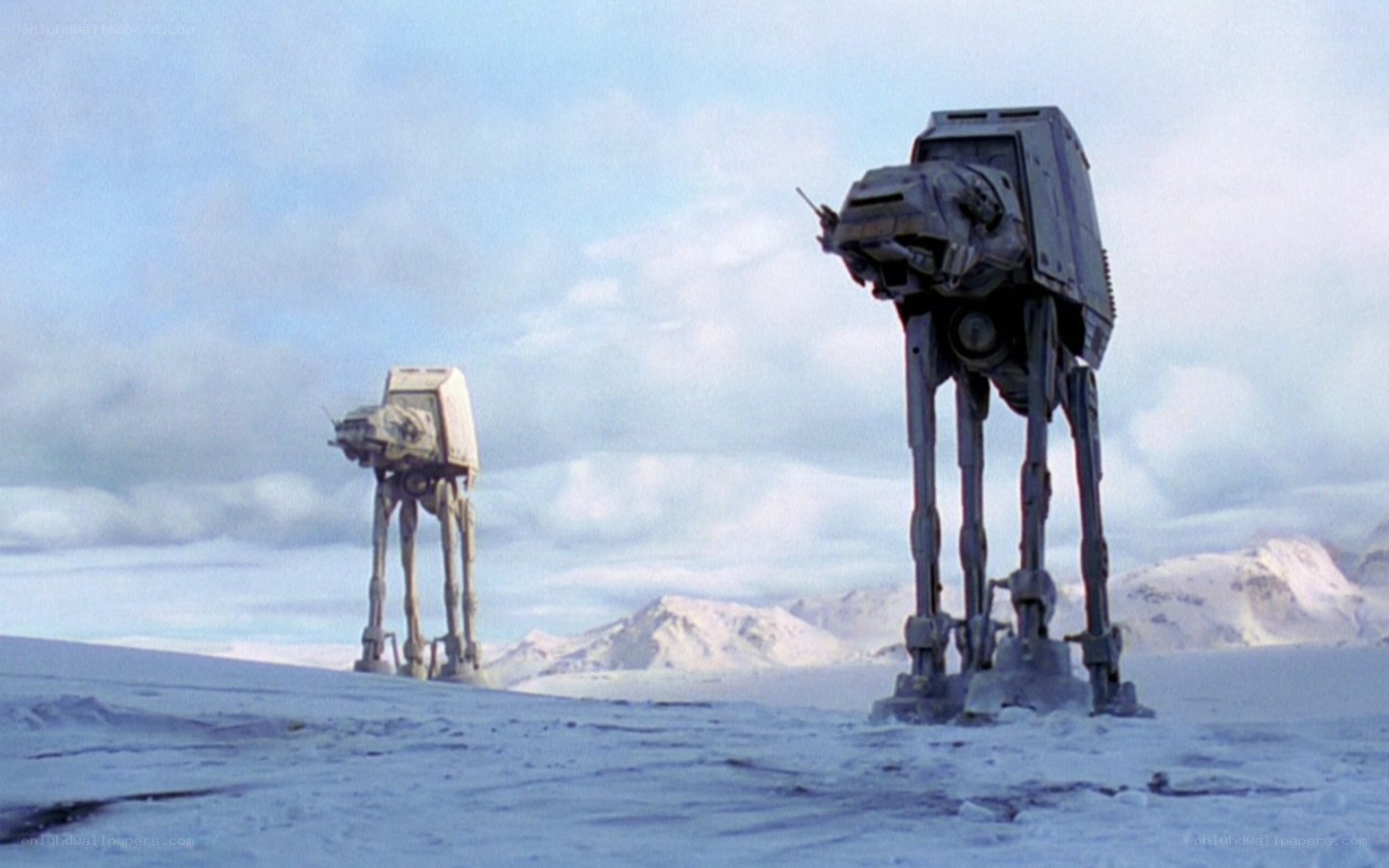 AT-AT walkers on Hoth