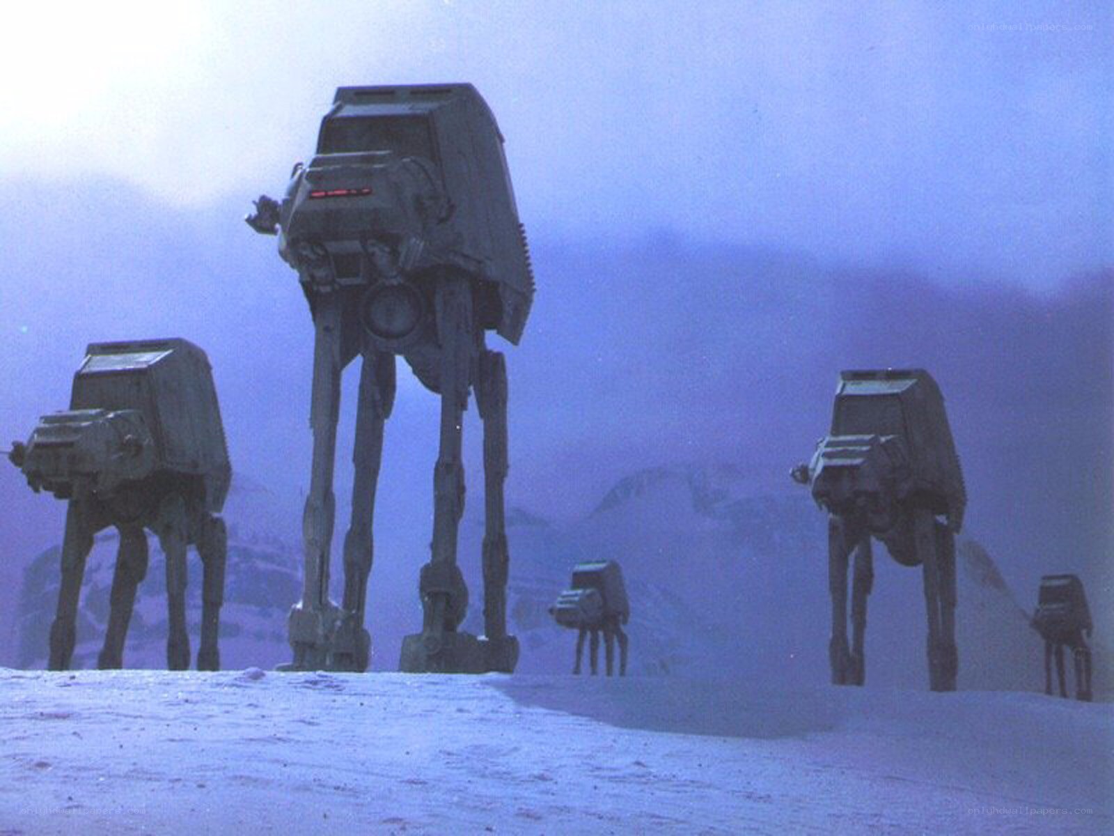 AT-AT walkers on Hoth