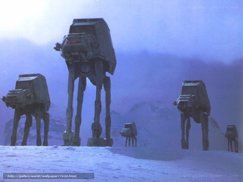 AT-AT walkers on Hoth