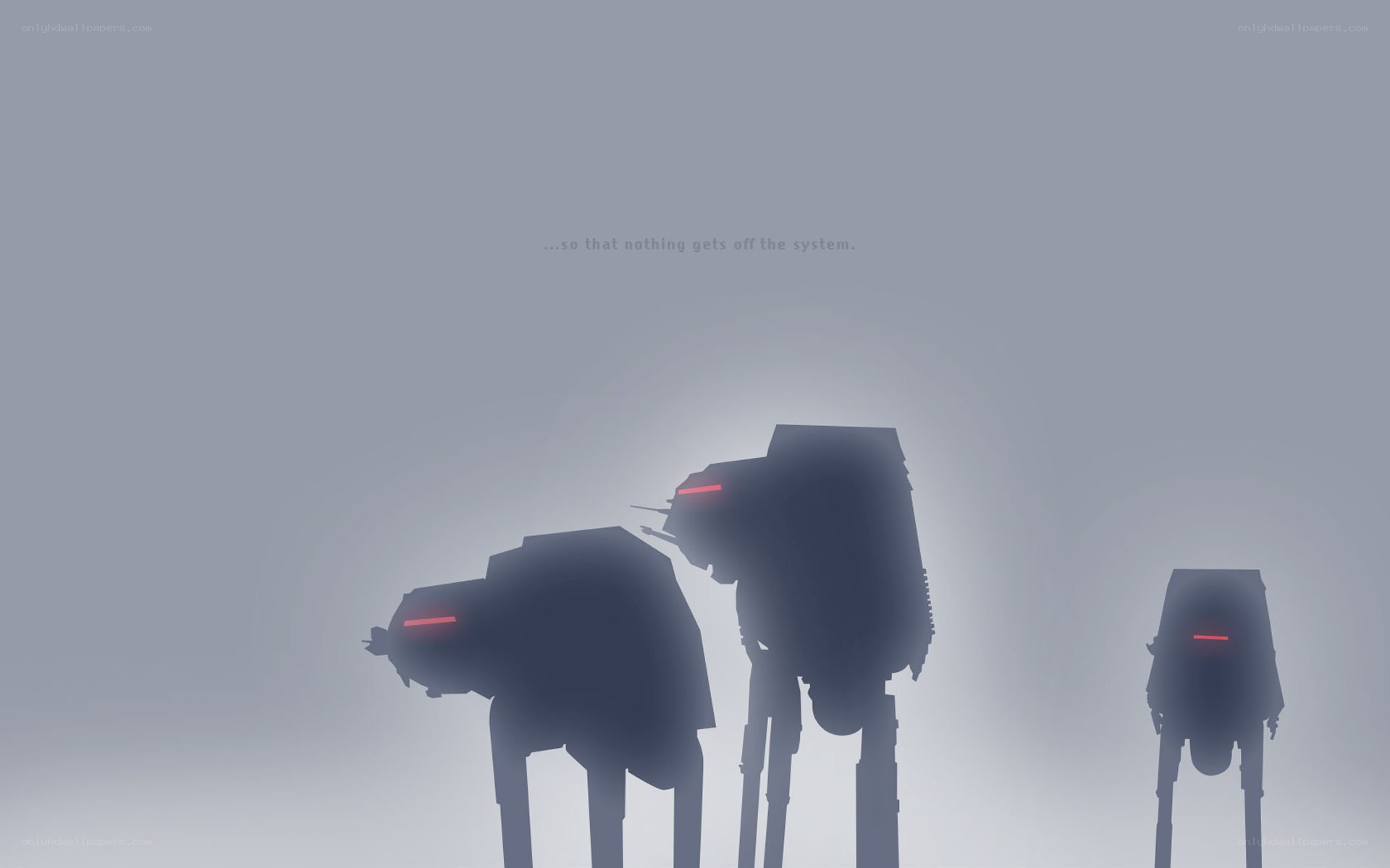 AT-ATs in fog