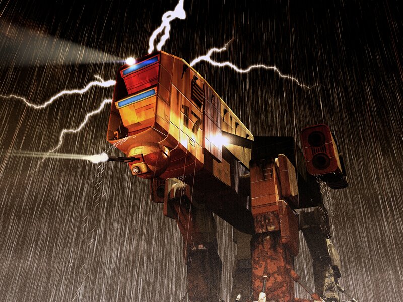 AT-TE Walker in Rain