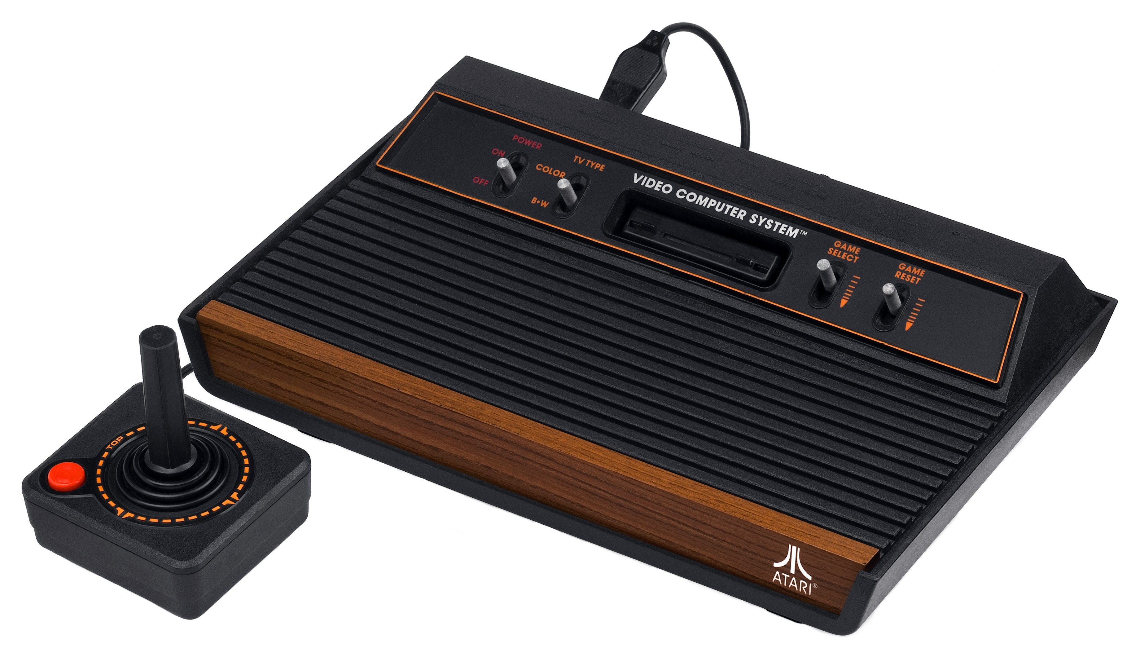 Atari 2600 console and joystick