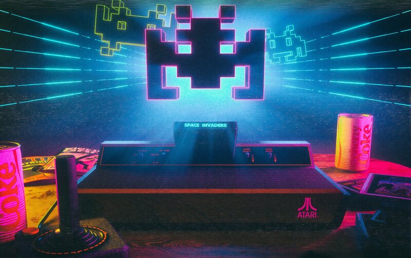 Atari 2600 Console — Blue