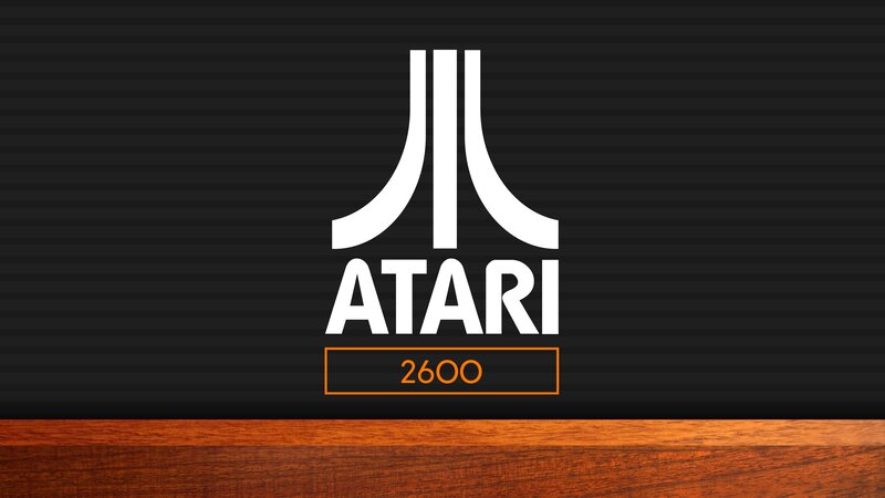 Atari 2600 Logo — Black