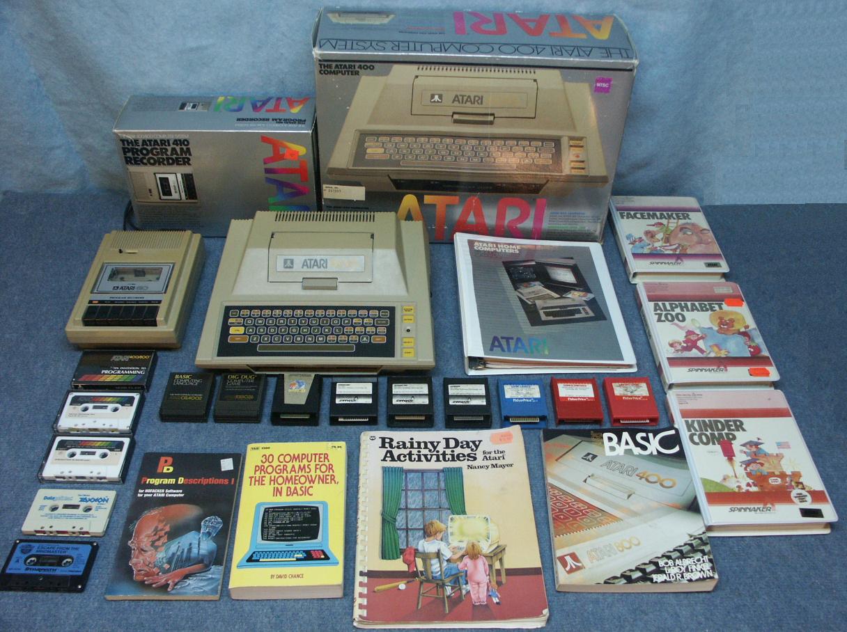 Atari 400 computer collection