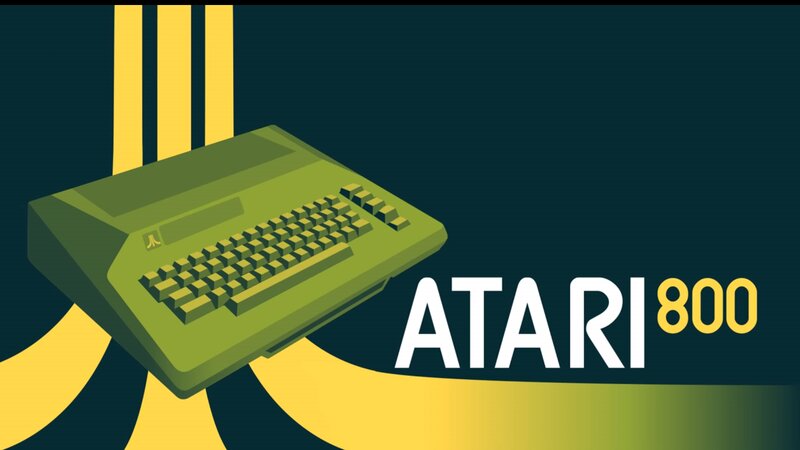 Atari 800 Computer — Green