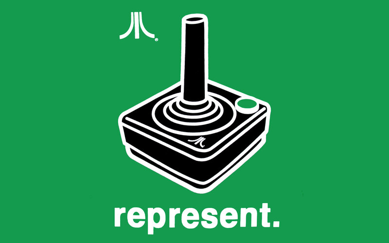 Atari joystick logo
