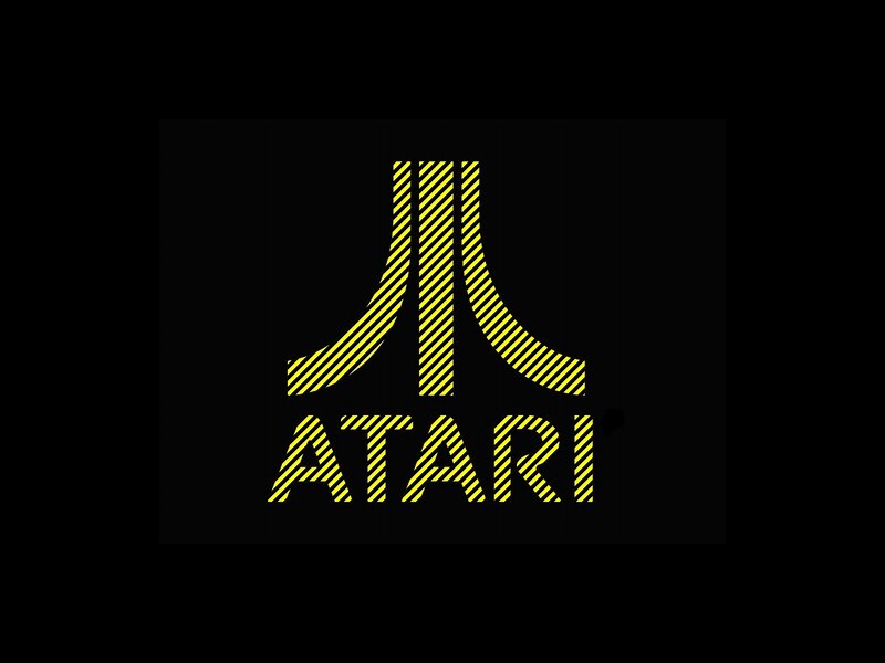 Atari Logo — Black