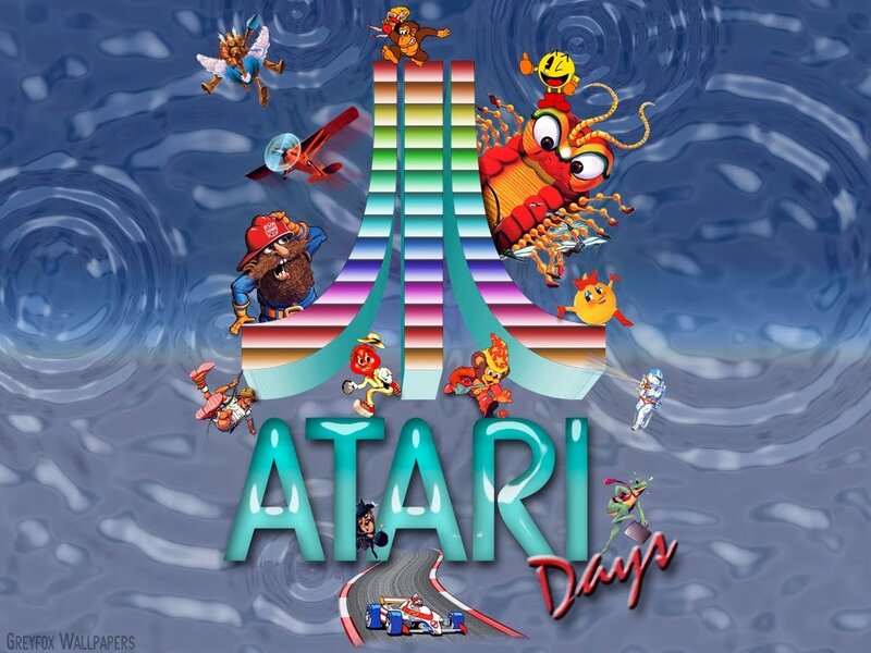 Atari Logo with Characters