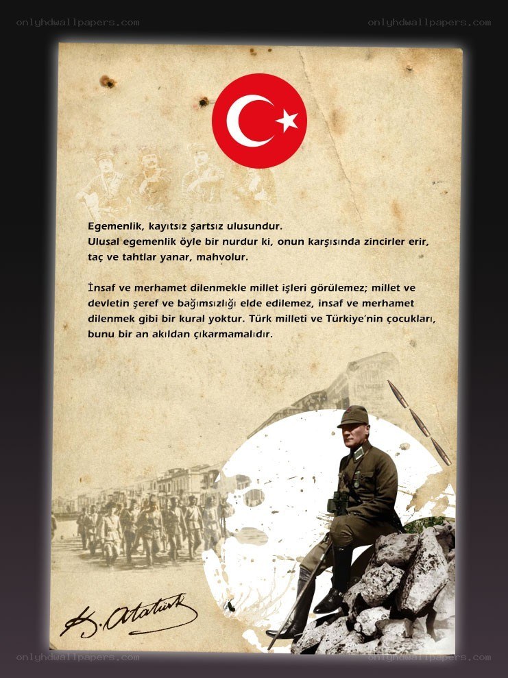 Atatürk quote on national unity