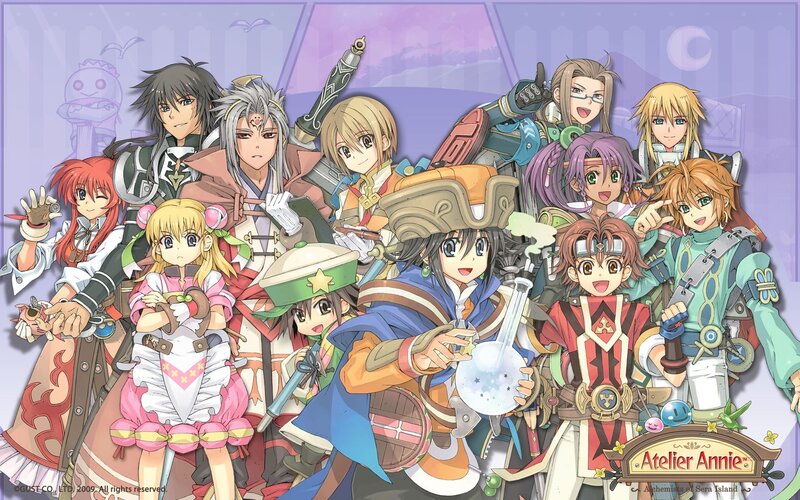 Atelier Annie character lineup