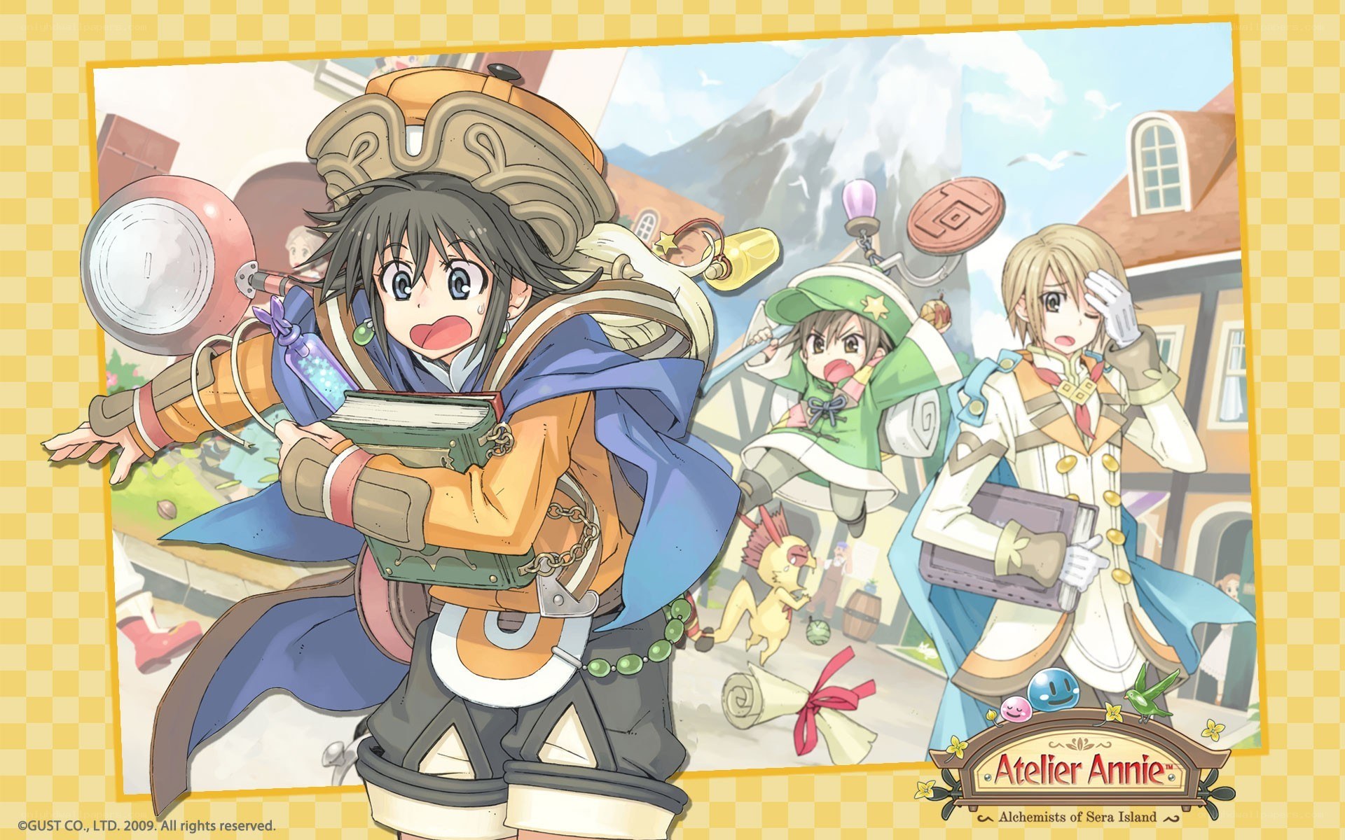 Atelier Annie characters in action