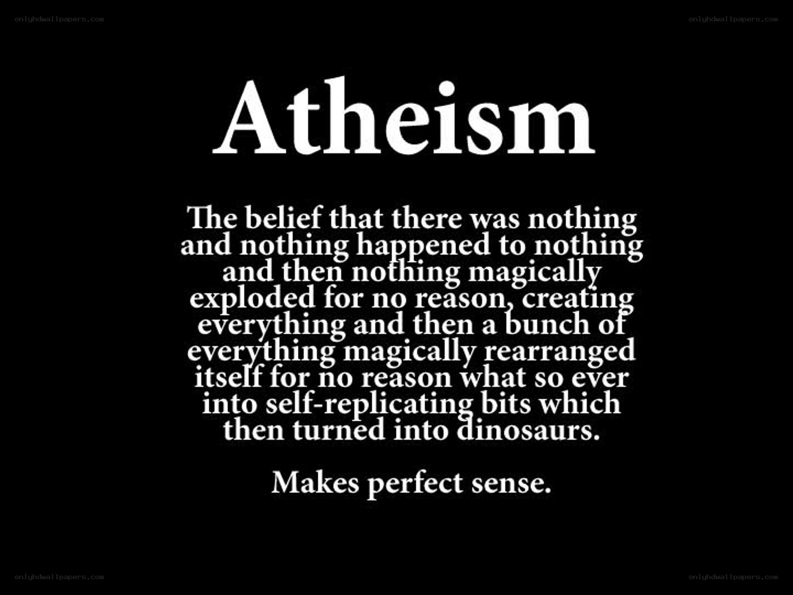 Atheism definition meme