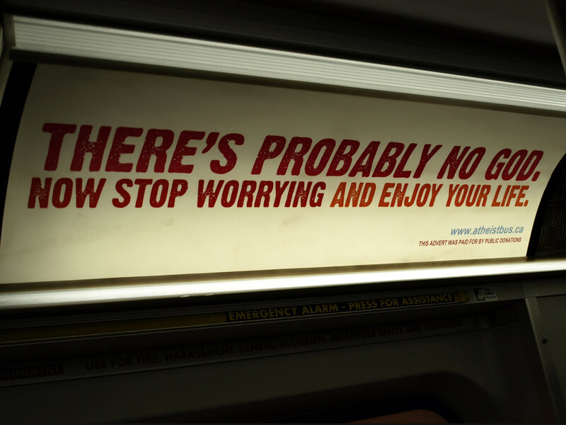Atheist bus ad